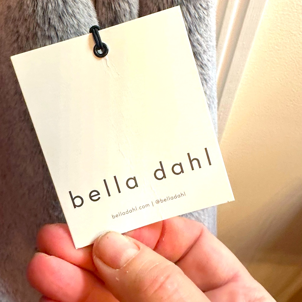 New With Tags. Bella Dahl Fblue Fuzzily Jacket. Faux Fur. So Soft.